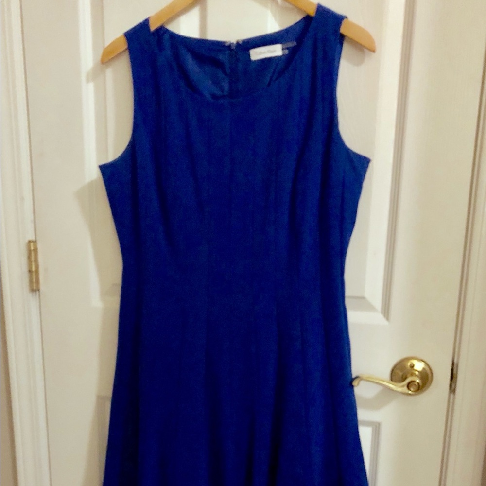Calvin Klein Royal Blue Sheath Dress - 12